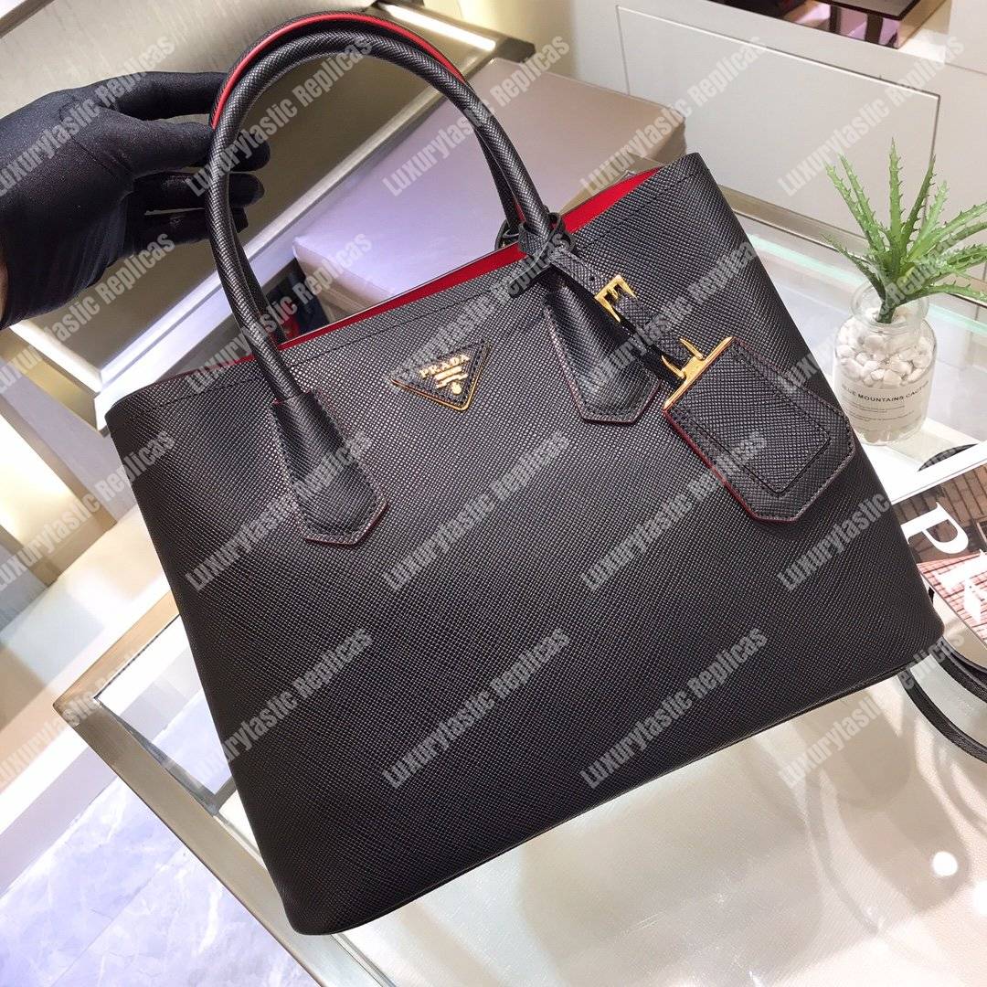 Pra*a double medium bag black