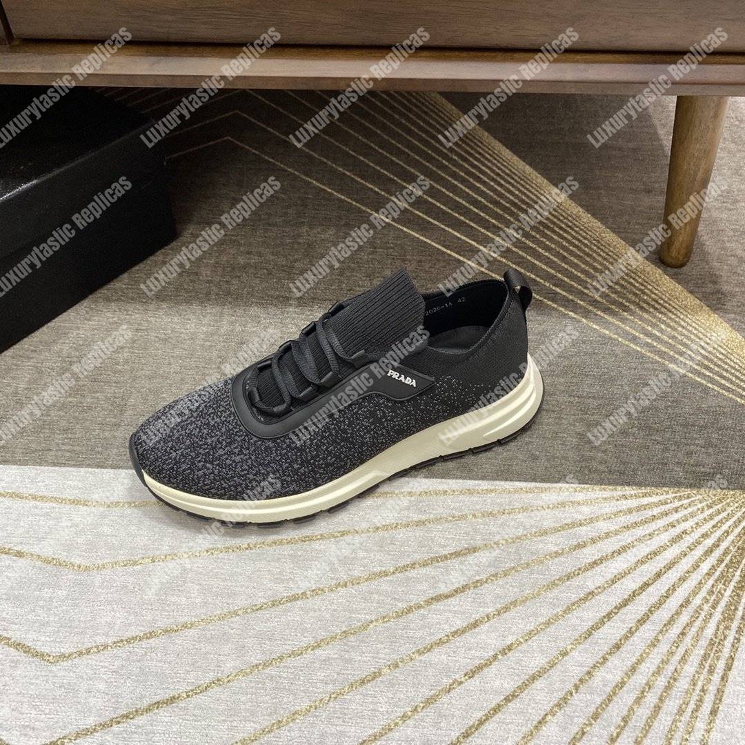 Pra*a prax 01 knit fabric sneakers grey