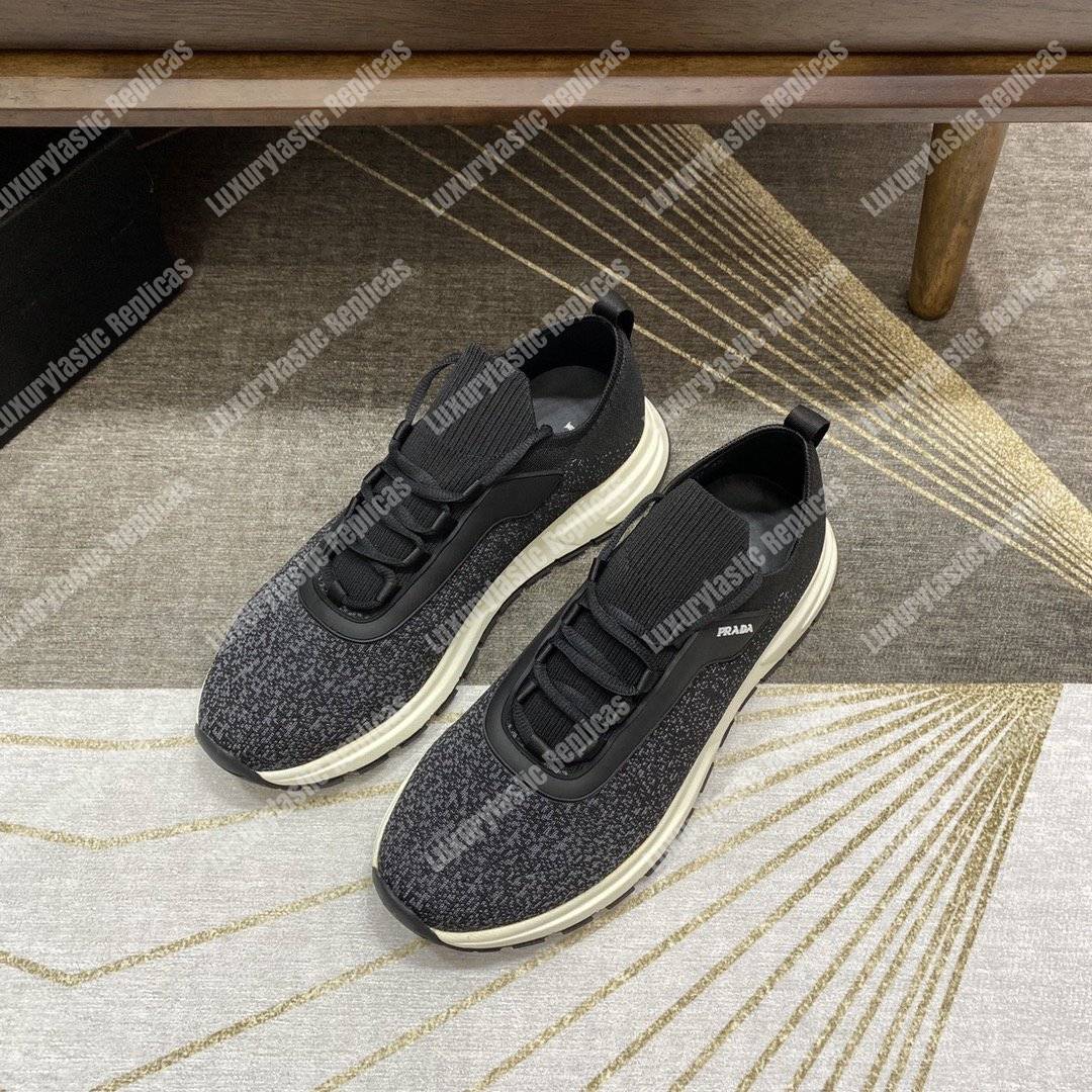 Pra*a prax 01 knit fabric sneakers grey