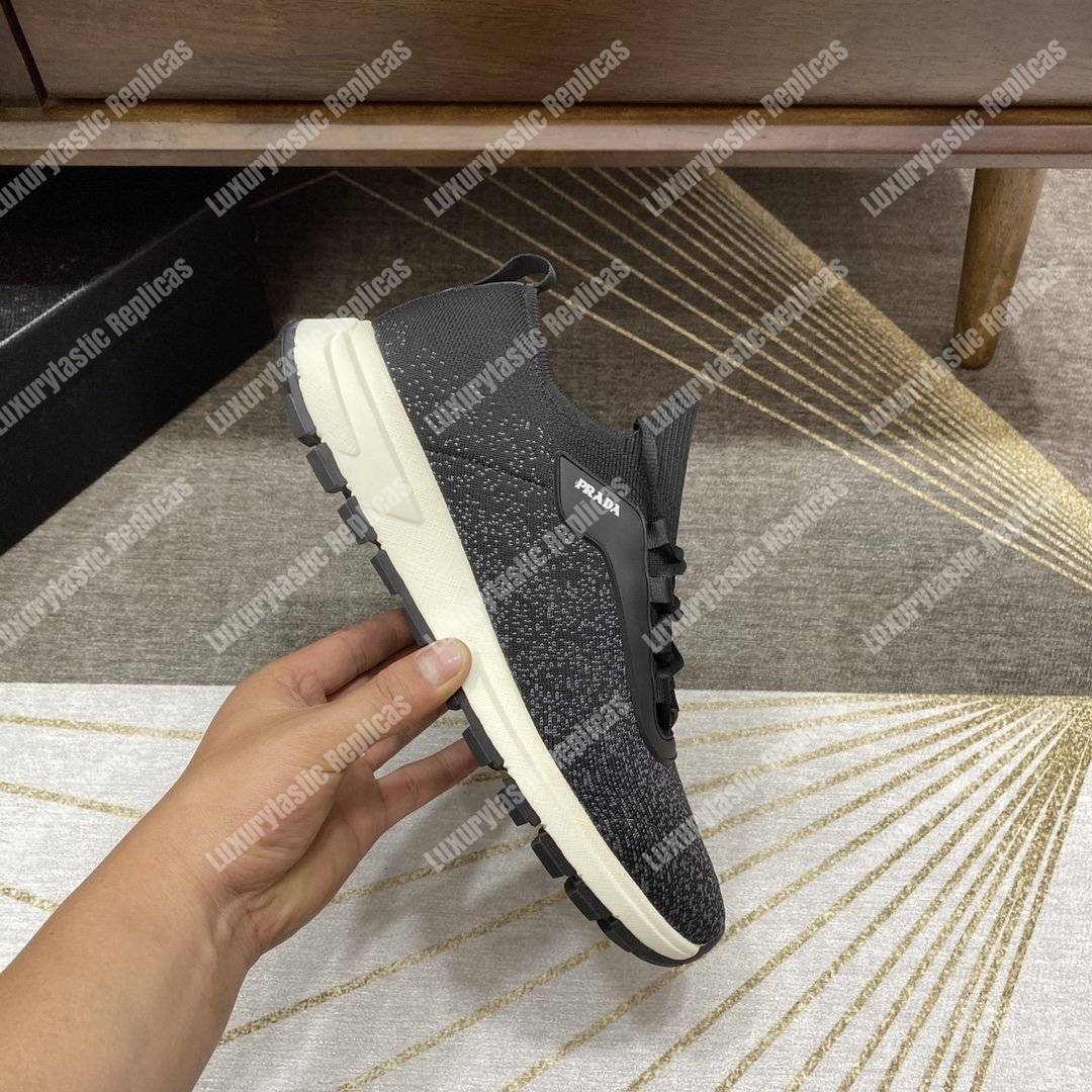 Pra*a prax 01 knit fabric sneakers grey