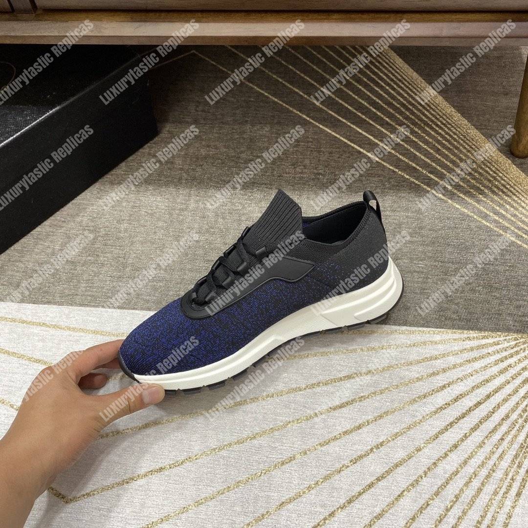 Pra*a prax 01 knit fabric sneakers blue