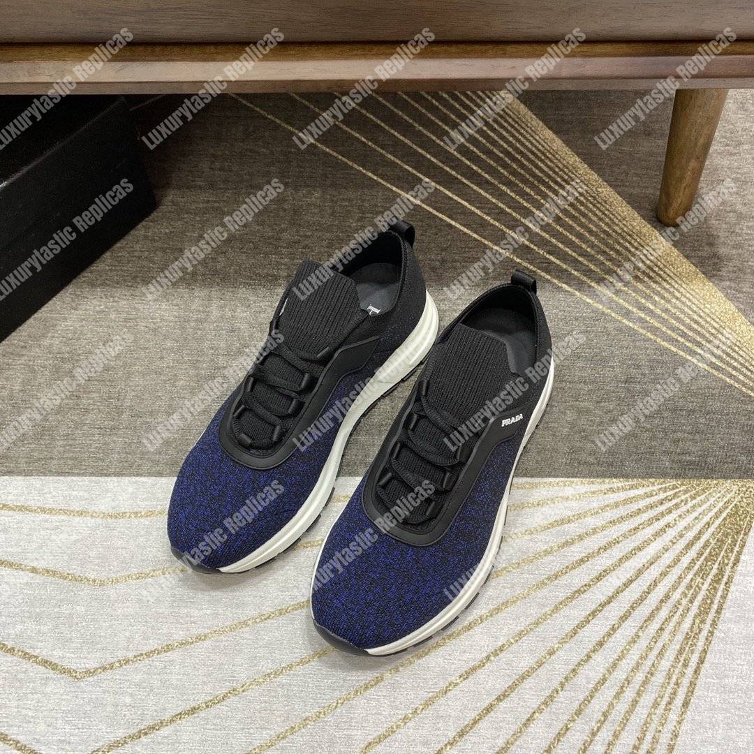 Pra*a prax 01 knit fabric sneakers blue