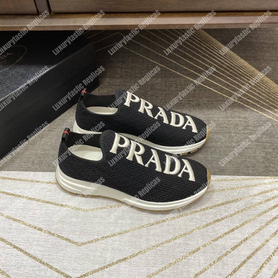 Pra*a knit sneakers black