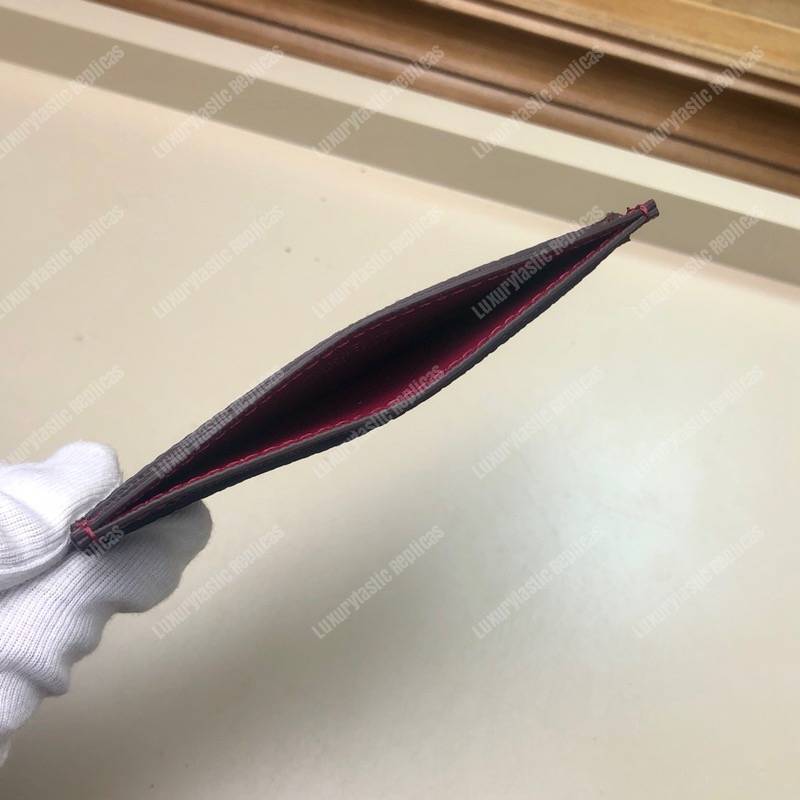 LV Card Holder Monogram Fuchsia