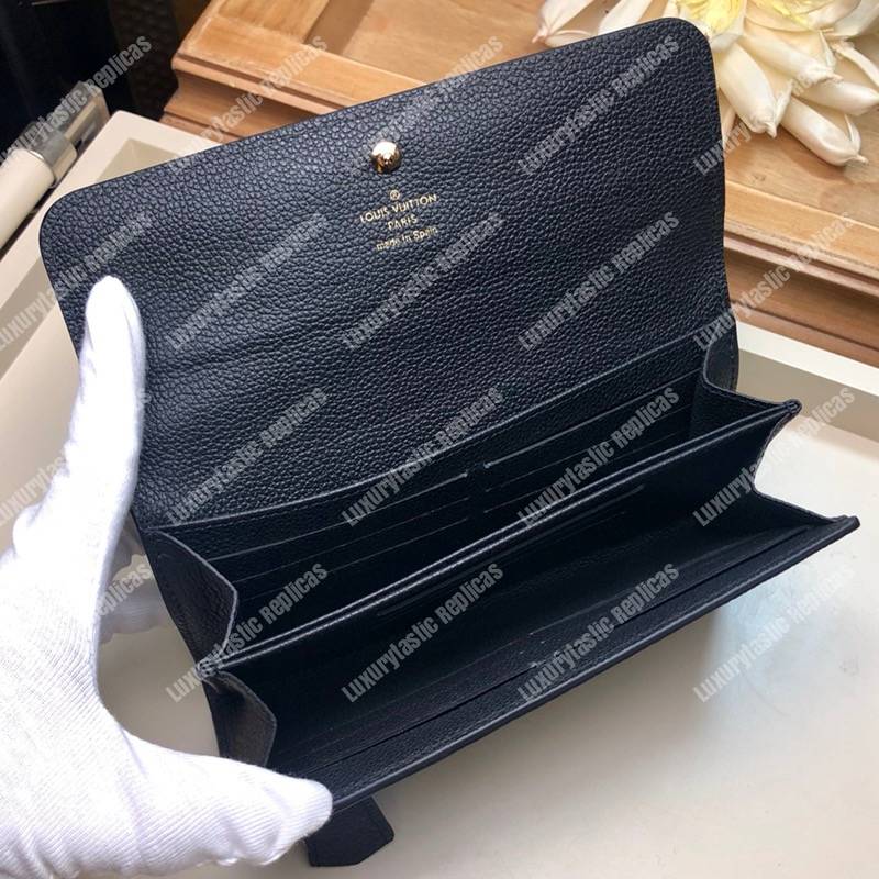 LV Pont-Neuf Wallet Monogram Empreinte leather Noir