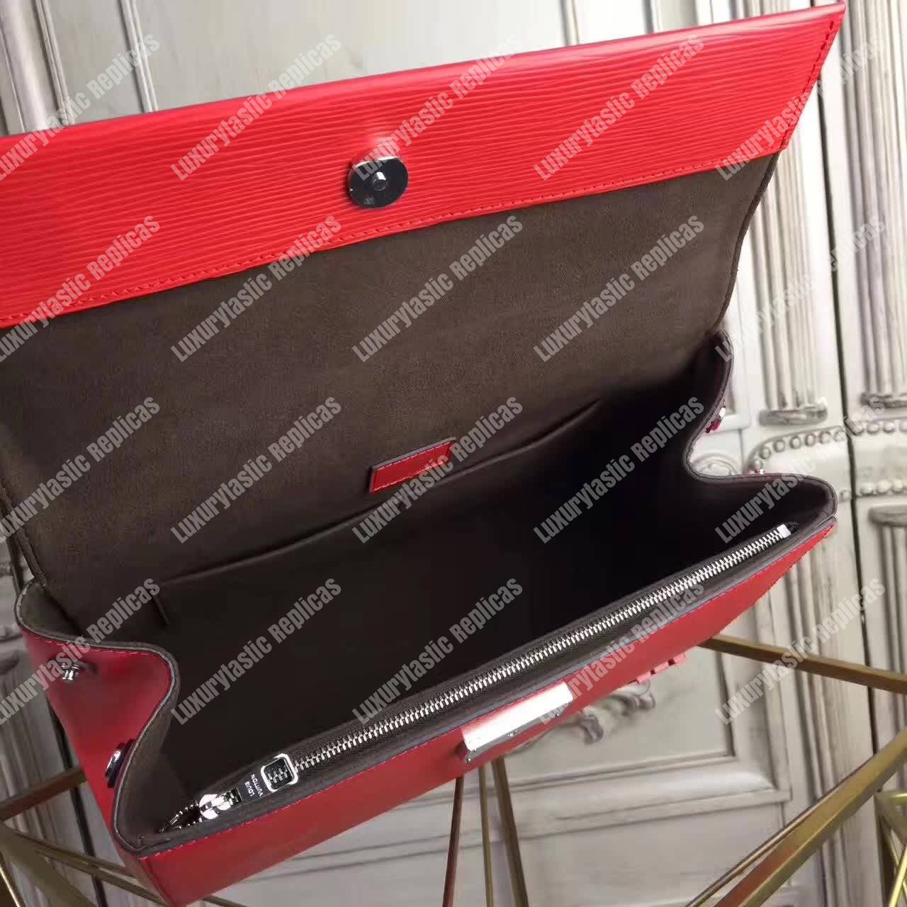 LV Cluny BB Epi Leather Coquelicot