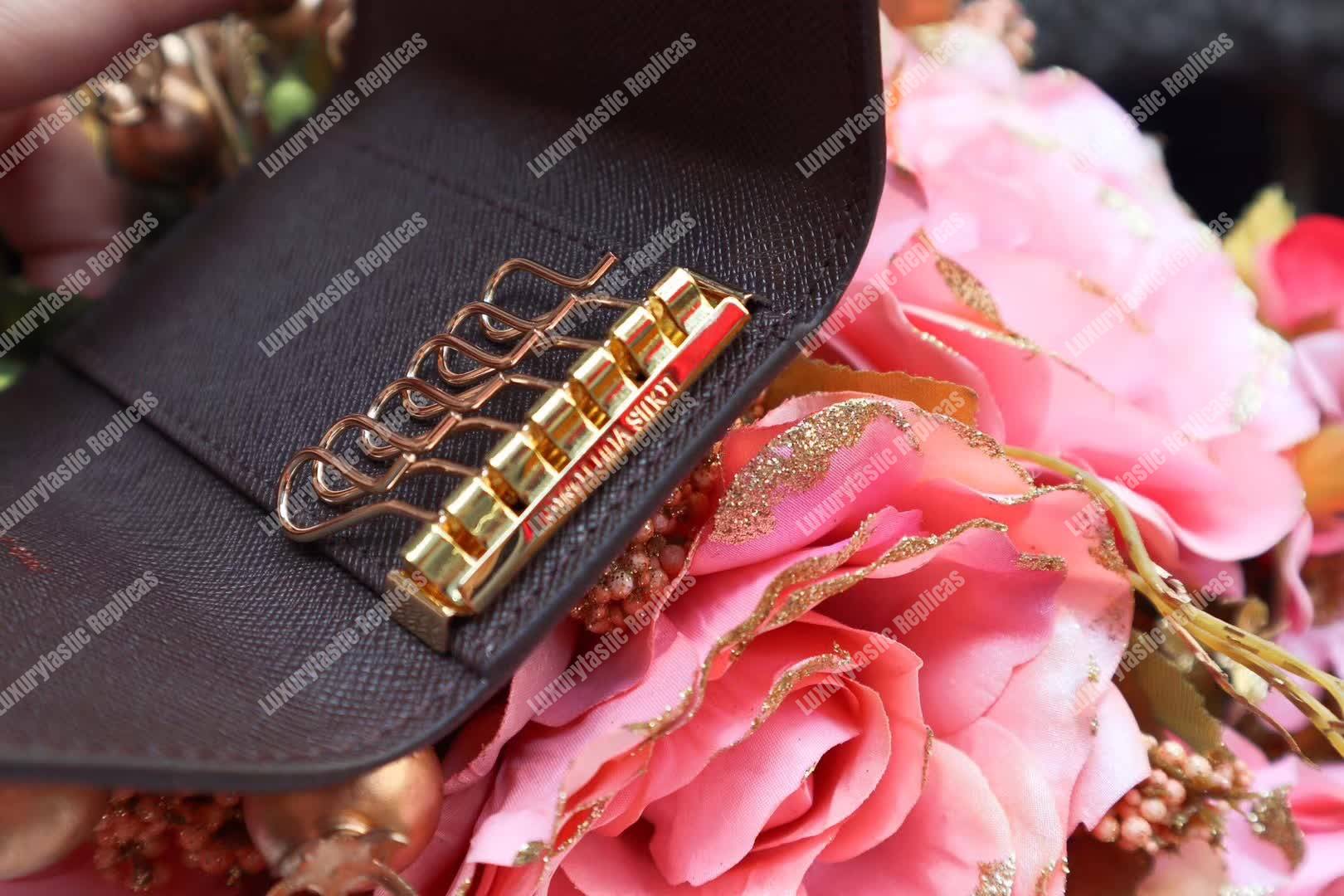 LV 6 Key Holder Damier Ebene