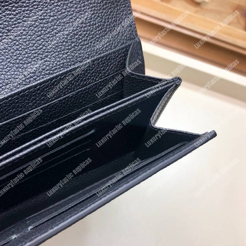 LV Pont-Neuf Wallet Monogram Empreinte leather Noir