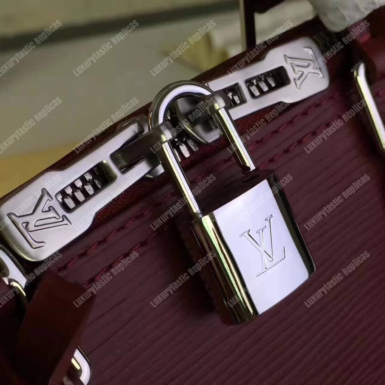 LV Alma BB Epi Leather Grenade