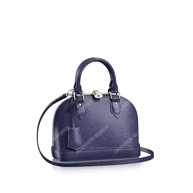 LV Alma BB Epi Leather Indigo