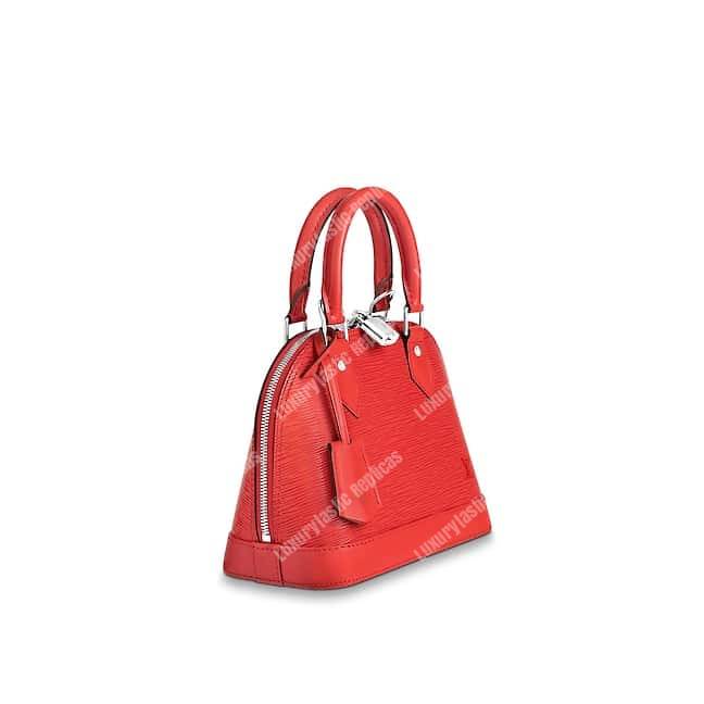 LV Alma BB Epi Leather Coquelicot