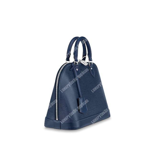 LV Alma PM Epi Leather Indigo
