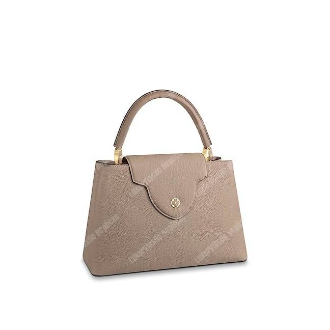 LV Capucines MM Bag Galet