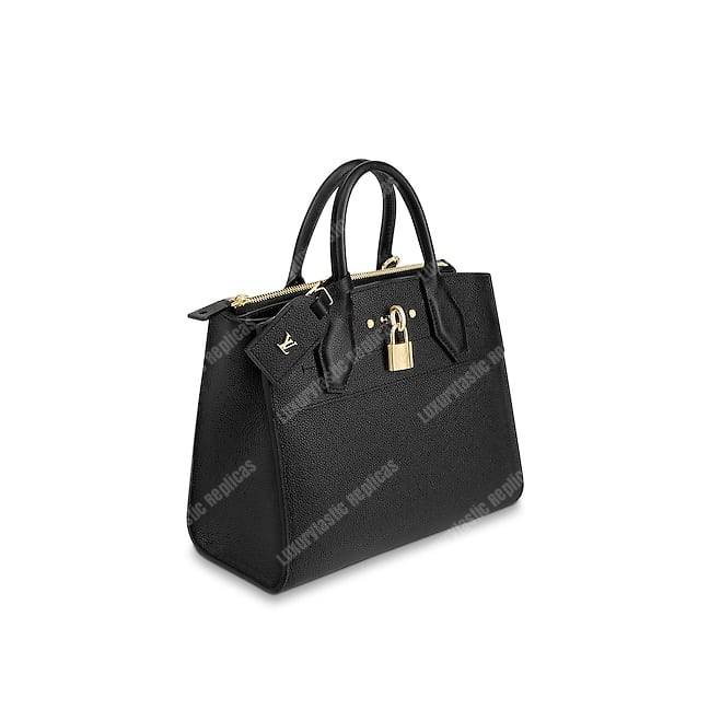 LV City Steamer PM Taurillon Leather