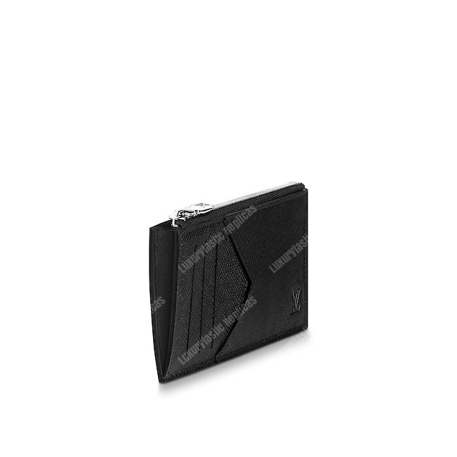 LV Coin Card Holder Taiga Leather
