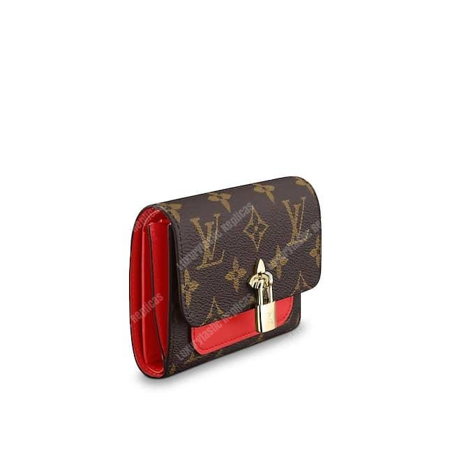 LV Flower Wallet Monogram Coquelicot
