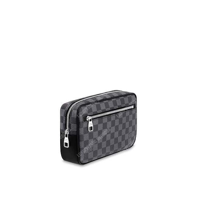 LV Kasai Clutch Damier Graphite Canvas