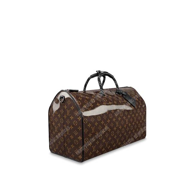 LV Keepall Bandouliere 50 Monogram Glaze