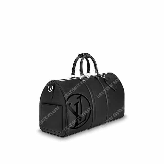 LV Keepall Bandouliere 45 Epi Leather Noir