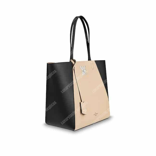 LV Lockme Cabas Bag Vanilla Noir