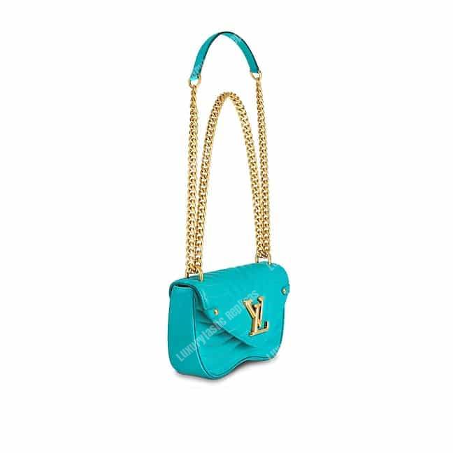 LV New Wave Chain Bag PM Malibu Green