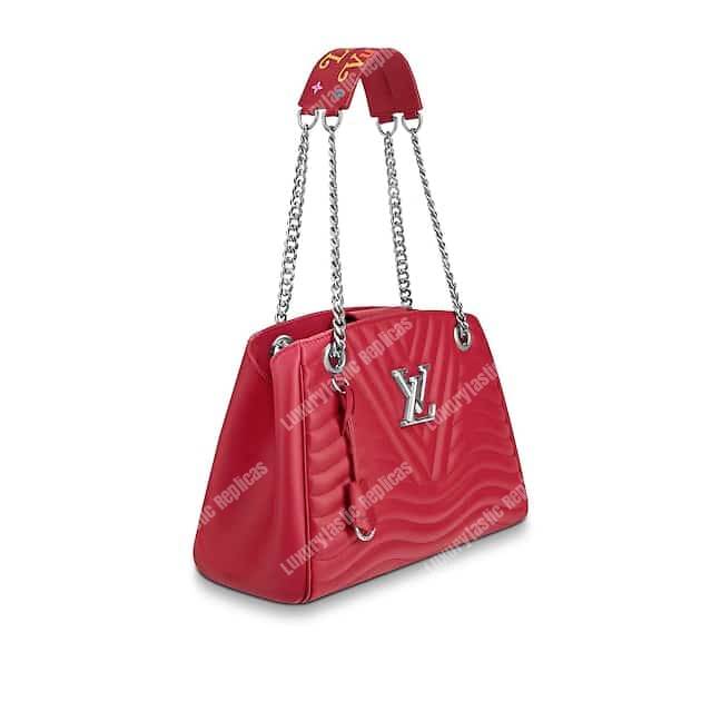 LV New Wave Chain Tote Red