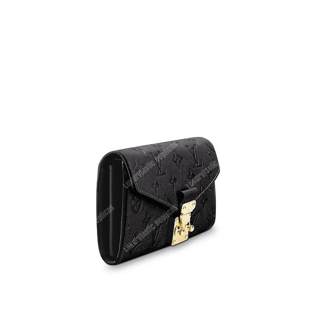 LV Metis Wallet Monogram Empreinte Leather Noir