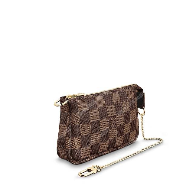 LV Mini Pochette Accessoires Damier Ebene