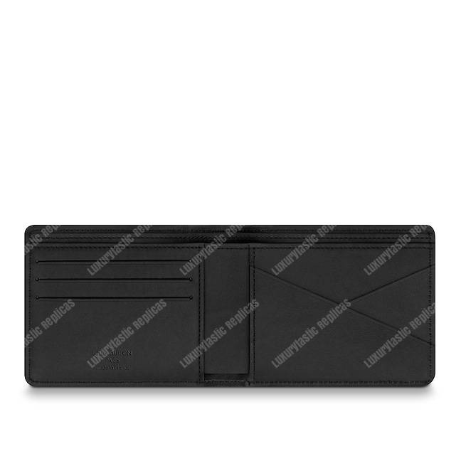 LV Fall-Winter 2018 Multiple Wallet Dark Infinity Leather