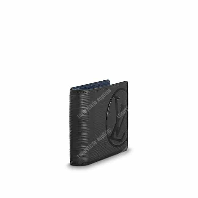 LV Multiple Wallet Epi Leather Noir Initial