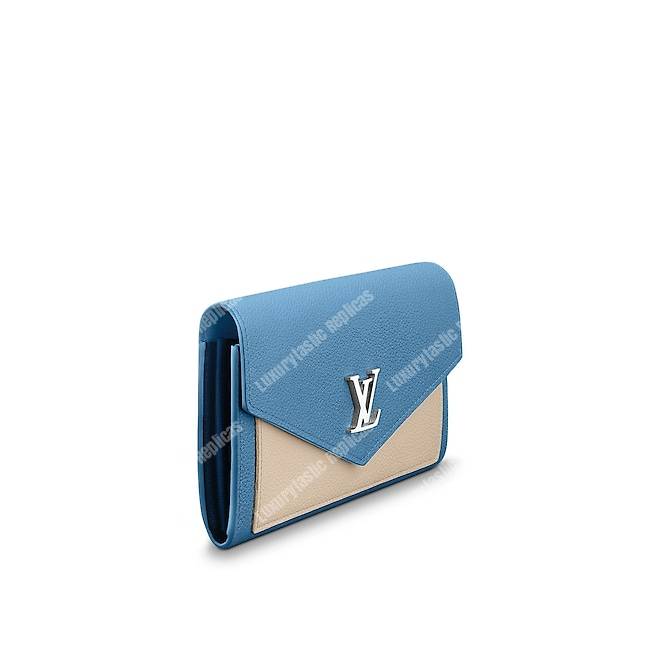 LV MyLockMe Wallet Bleu Jean