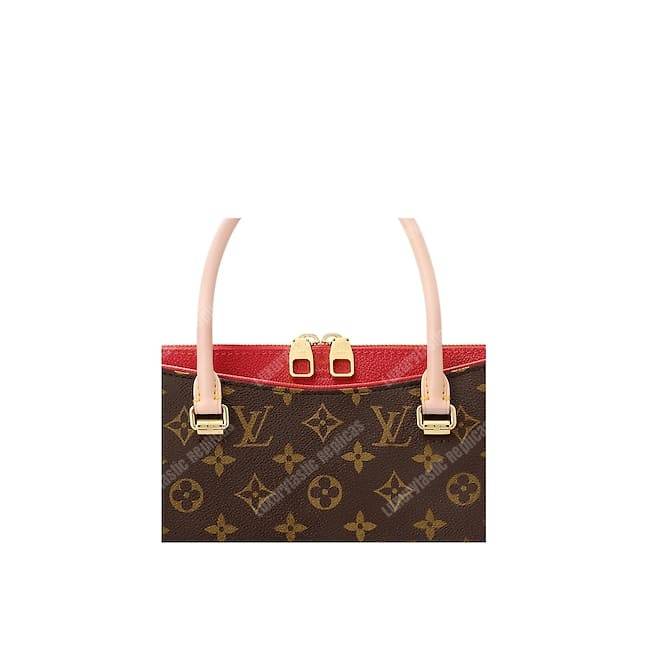 LV Pallas Bag Monogram Canvas Cherry