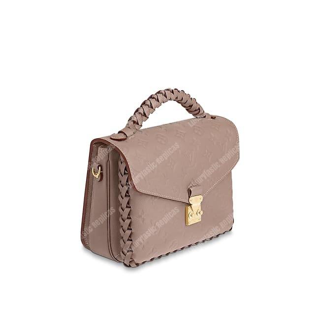 LV Pochette Metis Monogram Empreinte Leather Vison