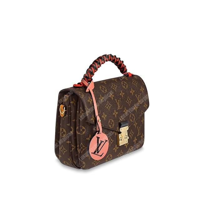 LV Pochette Metis Monogram Coquelicot Red