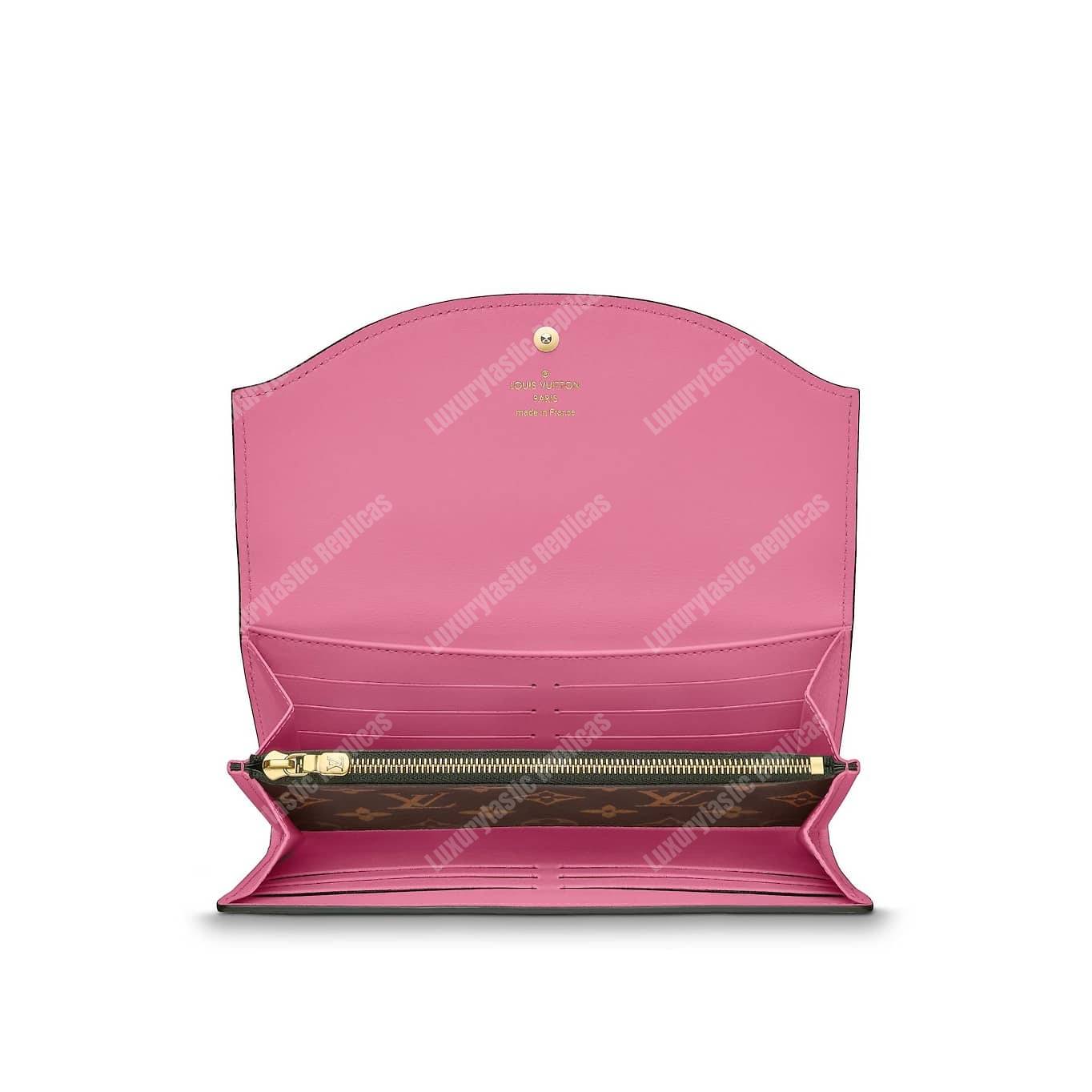 LV Sarah Tuileres Wallet Monogram Khaki