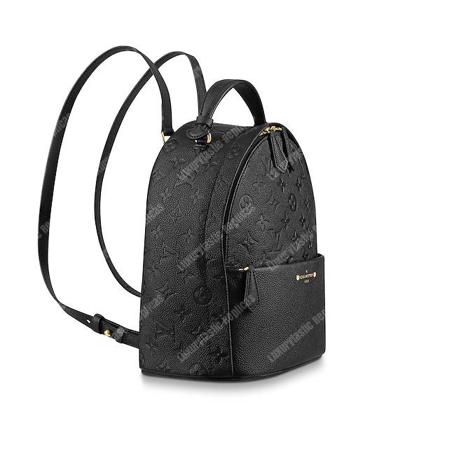 LV Sorbonne Backpack Monogram Empreinte Leather Noir