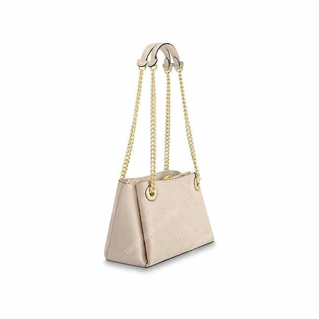 LV Surene BB Monogram Empreinte Leather Creme