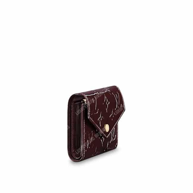 LV Victorie Wallet Monogram Vernis Leather Amarante