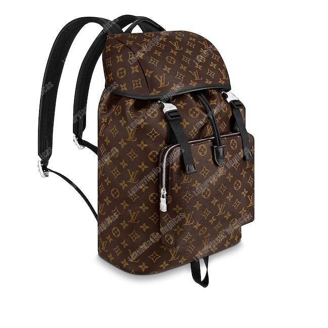 LV Zack Backpack Monogram Macassar Canvas