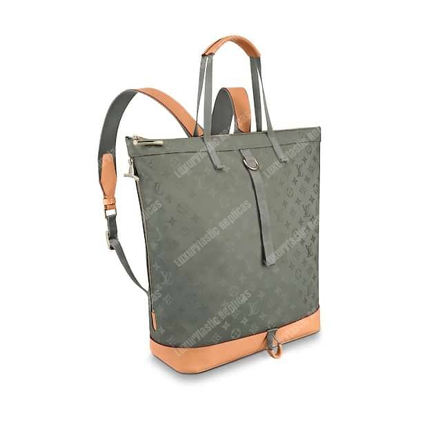 LV Zipped Tote Monogram Titanium