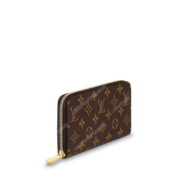LV Zippy Wallet Monogram Rose Ballerine