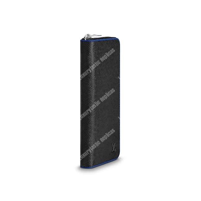 LV Zippy Wallet Vertical Taiga Leather
