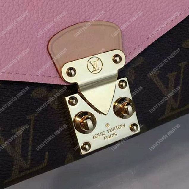 LV Pallas Wallet Monogram Canvas Rose Ballerine Pink
