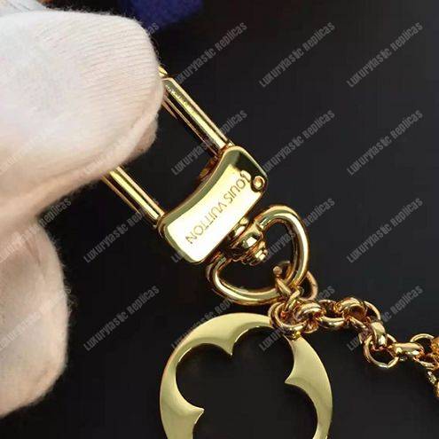 LV Fleur de Monogram Bag Charm Chain