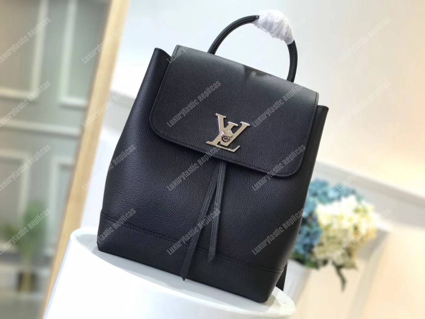LV Lockme Backpack Noir