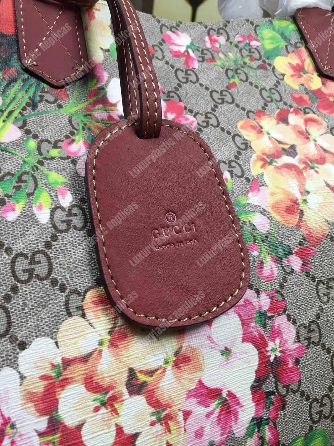 G*u*i gg blooms reversible tote