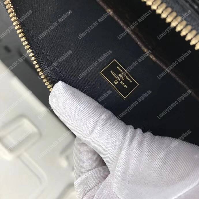 LV Alma PM Bag Patent Leather Black