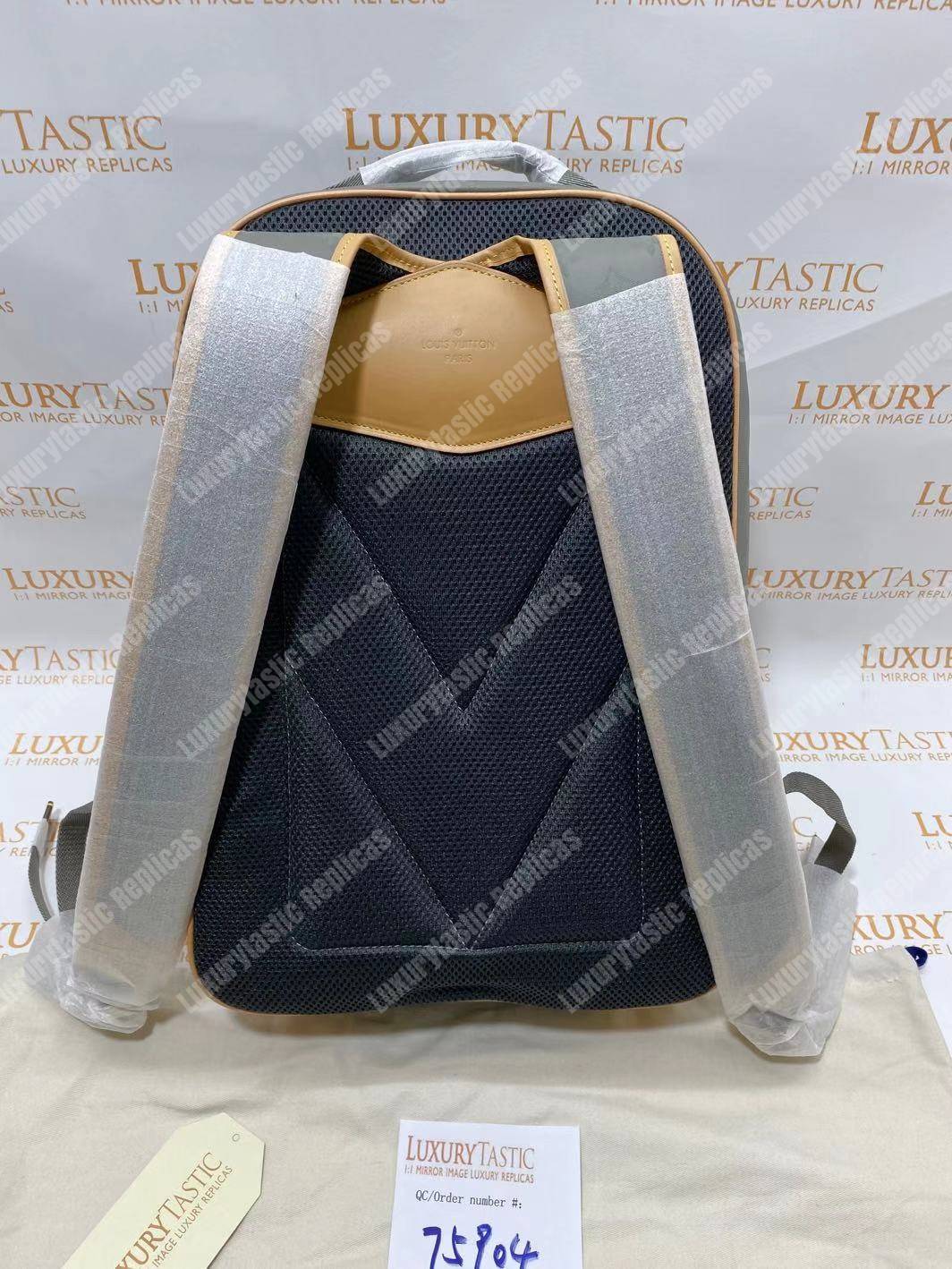 LV Backpack GM Monogram Titanium