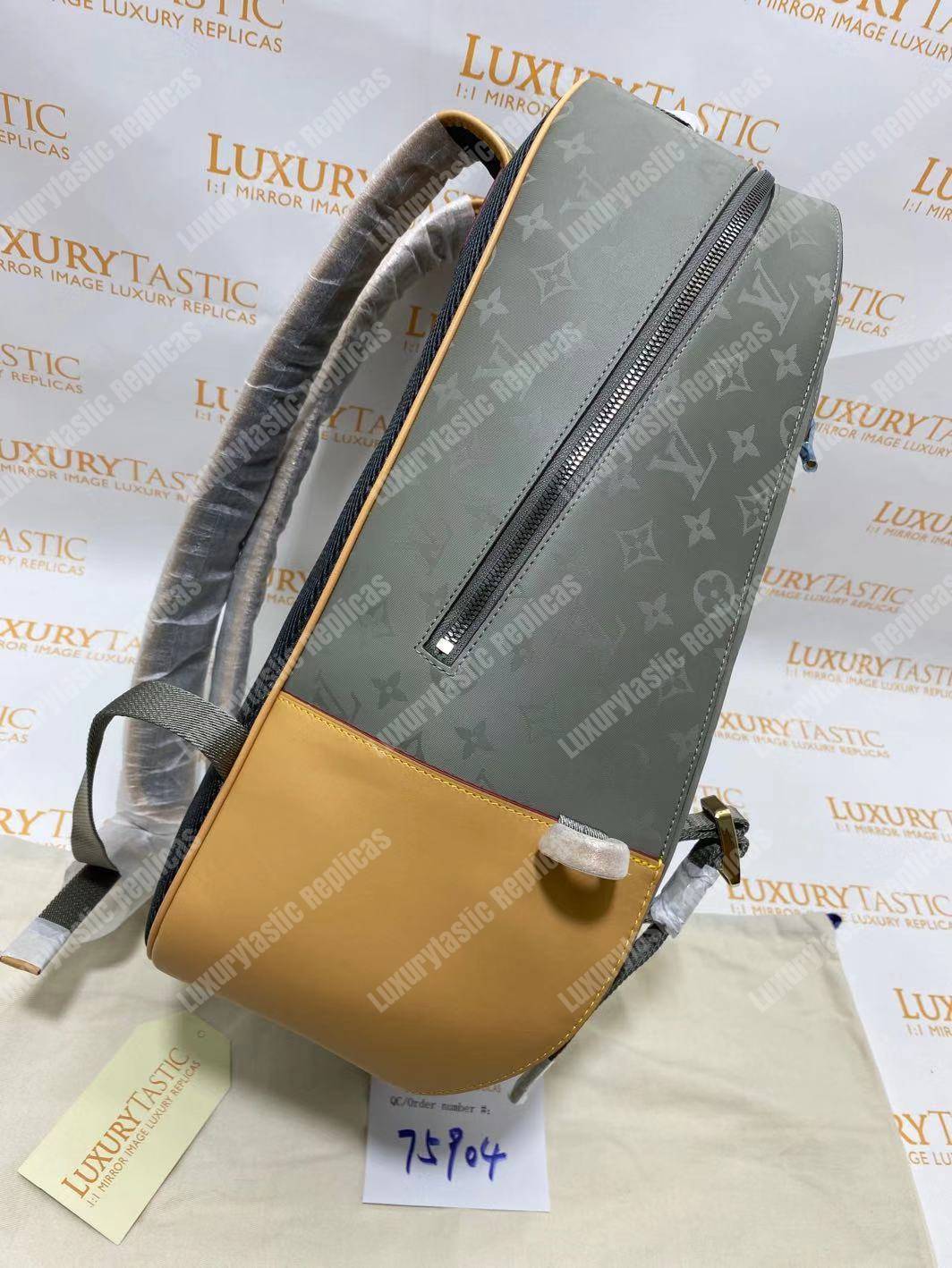 LV Backpack GM Monogram Titanium