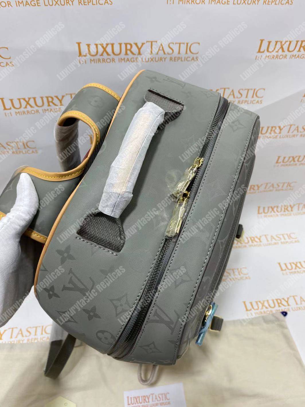 LV Backpack GM Monogram Titanium